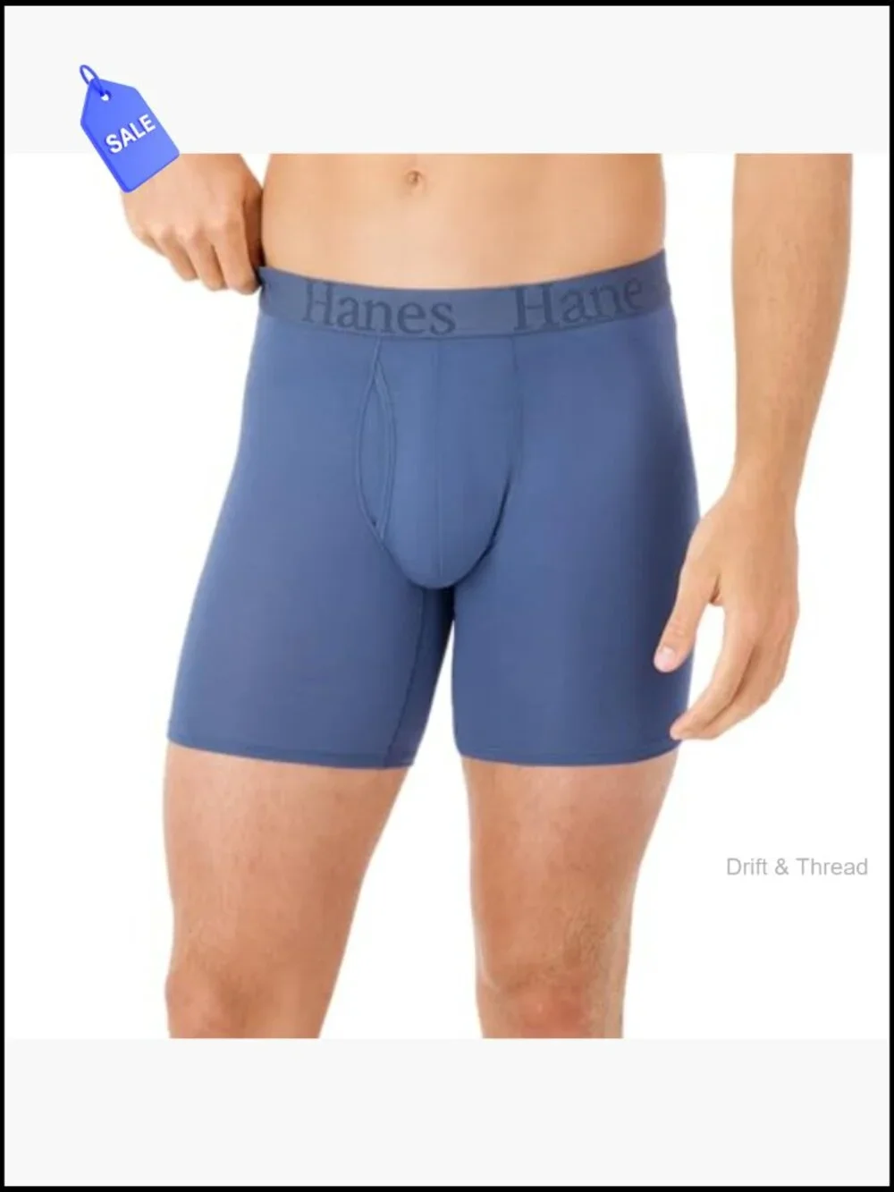 Hanes Men's SuperSoft Viscose from Bamboo Boxer Briefs 3-Pack Size Large